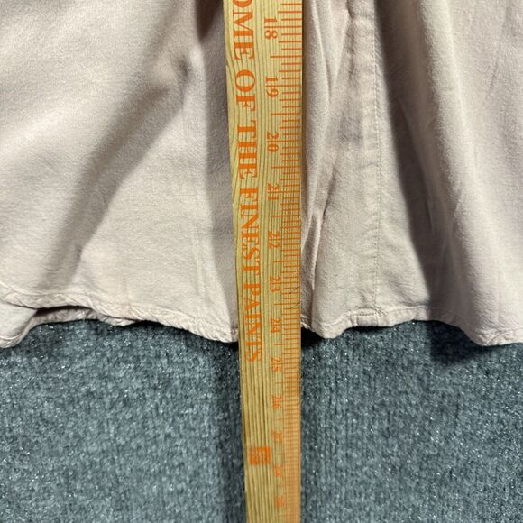 Feathers Women Med Boho Cottagecore Flare Sleeve‎ Curved Hem Blouse Embroidered - Picture 6 of 6